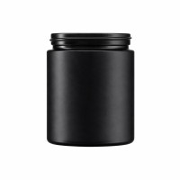 Słoik szklany 180 ml czarny mat