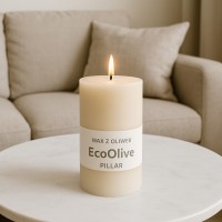 {INSERT_HTML:58;} Woski naturalne  - Wosk z oliwek EcoOlive Pillar Blend - świece wolnostojące z form 1kg