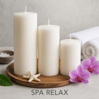 {INSERT_HTML:58;} Woski naturalne  - Wosk sojowy EcoSoya Pillar Blend - świece wolnostojące z form - wosk do kominka - zawieszki