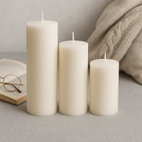 {INSERT_HTML:58;} Woski naturalne  - Wosk sojowy EcoSoya Pillar Blend - świece wolnostojące z form - wosk do kominka - zawieszki