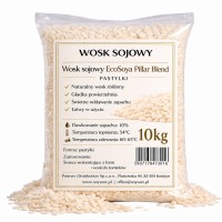  Wosk sojowy EcoSoya Pillar Blend - świece wolnostojące z form - wosk do kominka - zawieszki