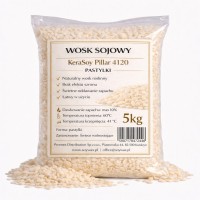 Wosk sojowy KeraSoy Pillar 4120 - świece wolnostojące z form