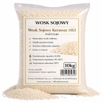 Wosk Sojowy Kerawax 1163 Pastylki - świece zalewane w pojemnikach
