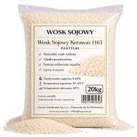 Wosk Sojowy Kerawax 1163 Pastylki - świece zalewane w pojemnikach