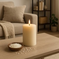 {INSERT_HTML:58;} Woski naturalne  - Wosk Sojowy Kerawax 1163 Pastylki - świece zalewane w pojemnikach