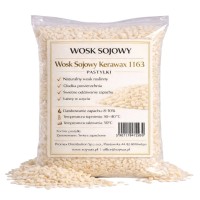 Wosk Sojowy Kerawax 1163 Pastylki - świece zalewane w pojemnikach