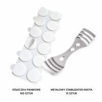 ZESTAW Kółeczka piankowe  stabilizator knota