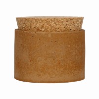 Pojemnik betonowy pod zalew świec z pokrywką korkową 175 ml