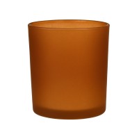 Pojemnik szklany do zalewu świec bursztyn