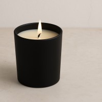 {INSERT_HTML:60;} Szkło  - Pojemnik szklany do zalewu świec Czarny Mat