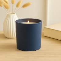 {INSERT_HTML:60;} Szkło  - Pojemnik szklany do zalewu świec granat mat