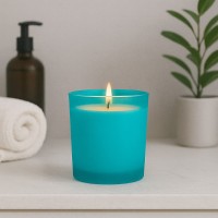 {INSERT_HTML:60;} Szkło  - Pojemnik szklany do zalewu świec turkus