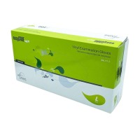 Rękawice winylowe bezpudrowe ZARYS easyCare vinyl PF L - 100 sztuk
