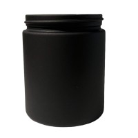 Słoik szklany 180 ml czarny mat
