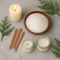 {INSERT_HTML:58;} Woski naturalne  - Stearyna roślinna biała do świec i kosmetyków Stearic Acid SA1820 / 100kg