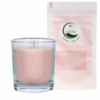 {INSERT_HTML:58;} Woski naturalne  - EcoCandle Świeca Perłowa róż
