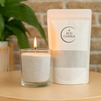 EcoCandle Świeca Perłowa brąz czekoladowy