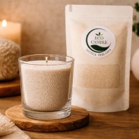 EcoCandle Świeca Perłowa brąz kakaowy