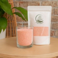 EcoCandle Świeca Perłowa czerwony