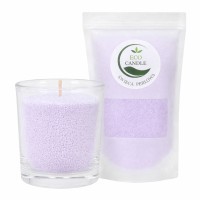 {INSERT_HTML:58;} Woski naturalne  - EcoCandle Świeca Perłowa fiolet