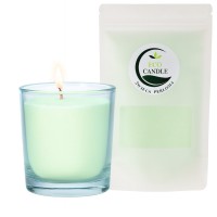 {INSERT_HTML:58;} Woski naturalne  - EcoCandle Świeca Perłowa limonka
