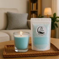 {INSERT_HTML:58;} Woski naturalne  - EcoCandle Świeca Perłowa morski