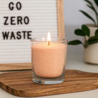 {INSERT_HTML:58;} Woski naturalne  - EcoCandle Świeca Perłowa pomarańcz