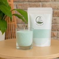 {INSERT_HTML:58;} Woski naturalne  - EcoCandle Świeca Perłowa zieleń pistacjowa