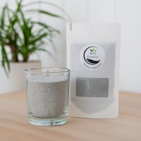 {INSERT_HTML:58;} Woski naturalne  - EcoCandle Świeca Perłowa grafit