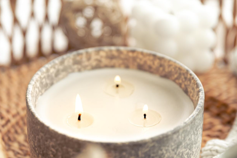 świeca z knotem