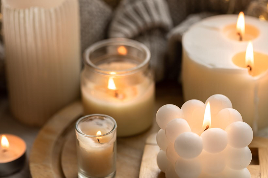 świeczka z parafiny