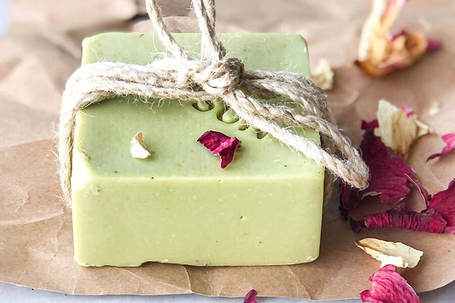 Mydło z bazy mydlanej